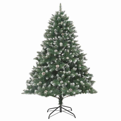 vidaXL Artificial Christmas Tree with 300 LEDs with Stand Green 180 cm - 46175