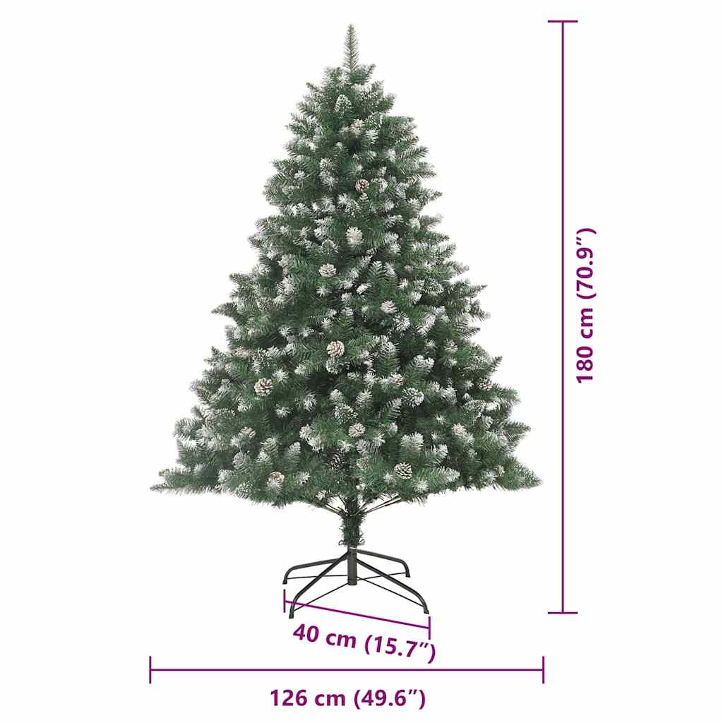 vidaXL Artificial Christmas Tree Green 180 cm - 46178
