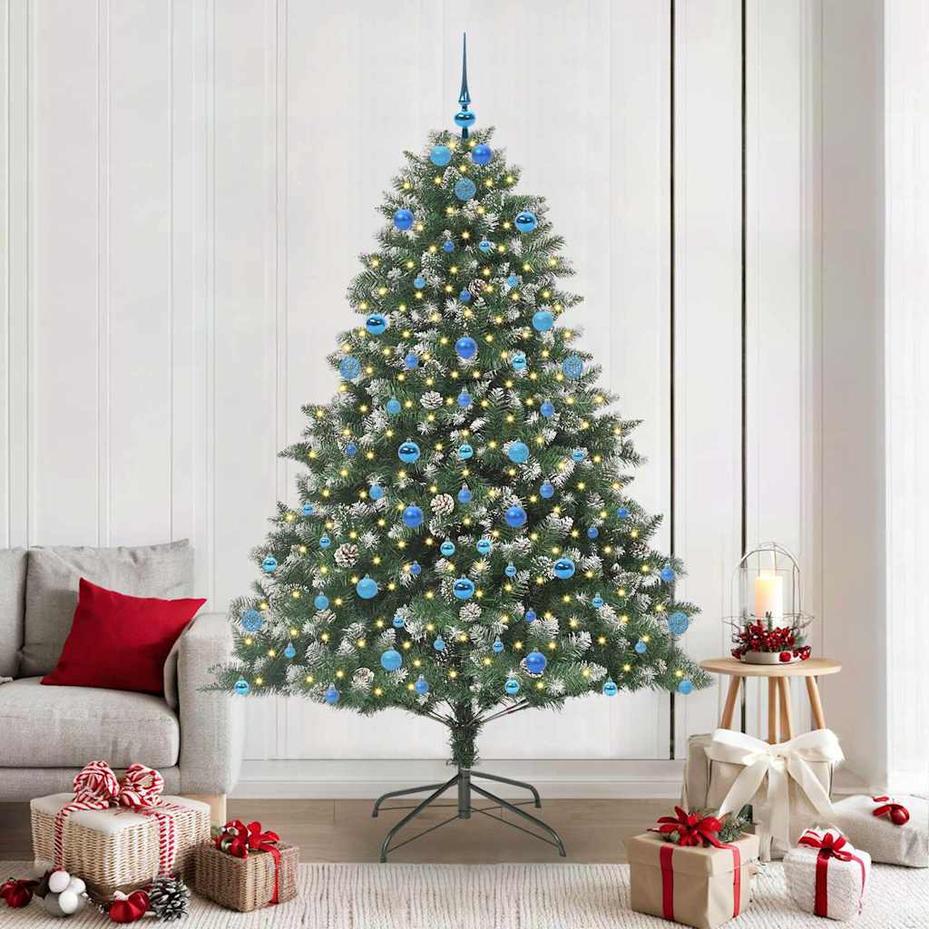 vidaXL Artificial Christmas Tree Green 210 cm - 46228