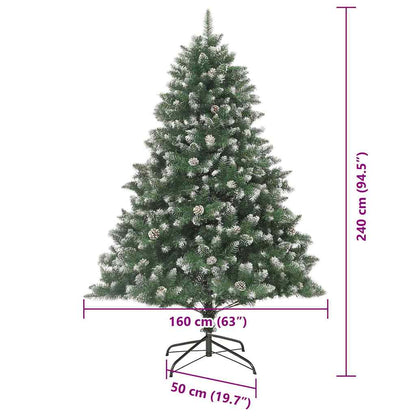 vidaXL Artificial Christmas Tree Green 240 cm - 46257