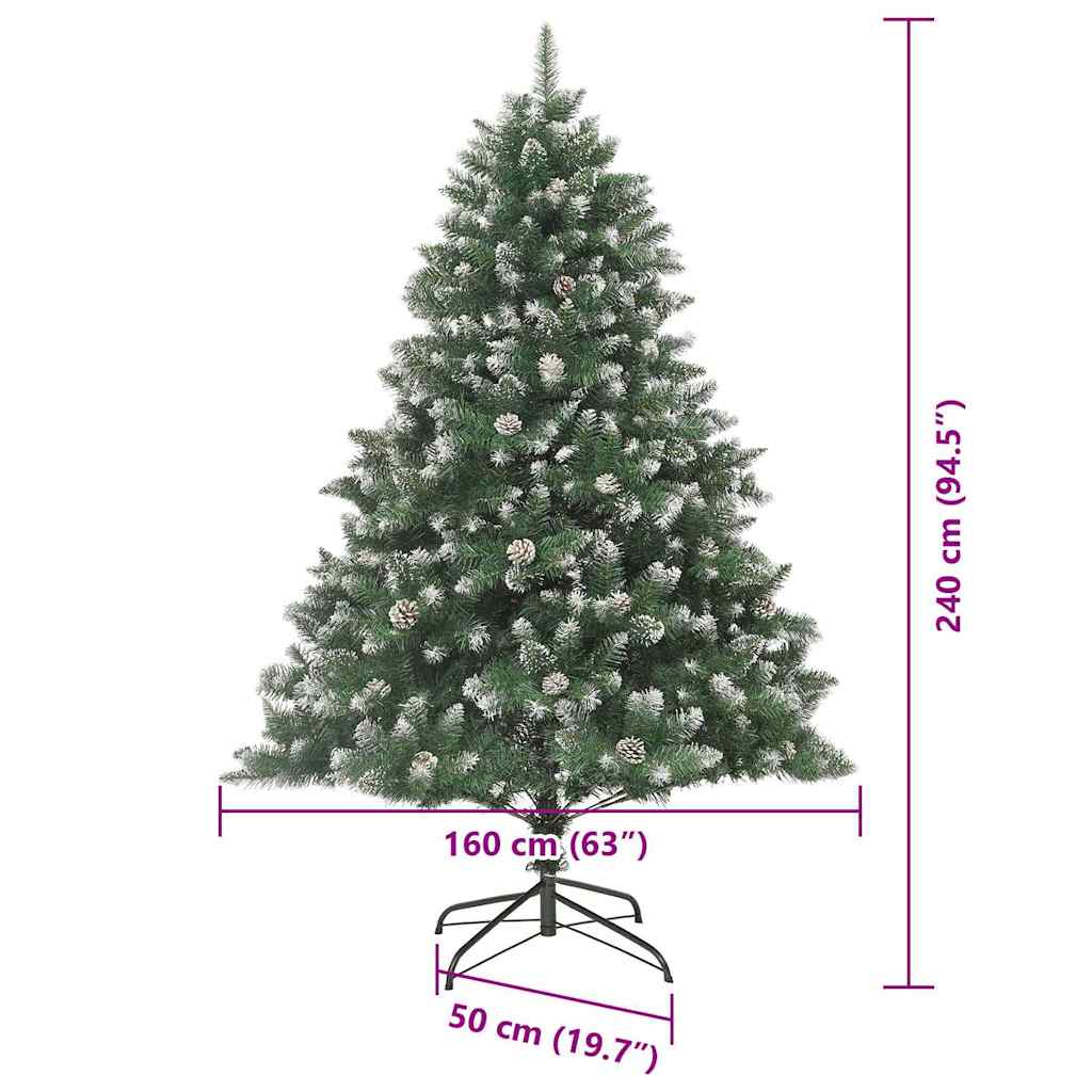 vidaXL Artificial Christmas Tree Green 240 cm - 46269