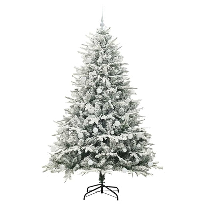 vidaXL Artificial Pre-lit Christmas Tree with Ball Set Green 180 cm - 46557