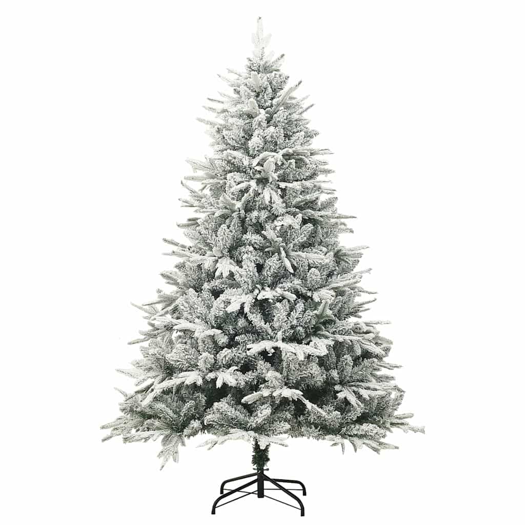 vidaXL Artificial Pre-lit Christmas Tree with Ball Set Green 180 cm - 46566