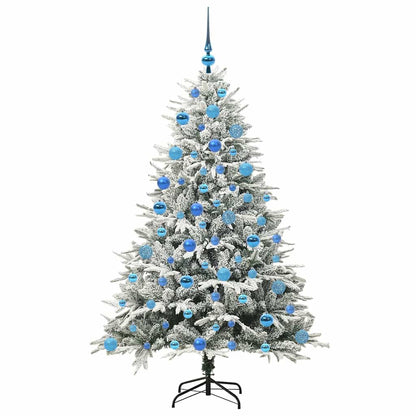 vidaXL Artificial Pre-lit Christmas Tree with Ball Set Green 180 cm - 46567