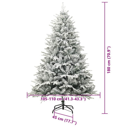 vidaXL Artificial Pre-lit Christmas Tree with Ball Set Green 180 cm - 46567