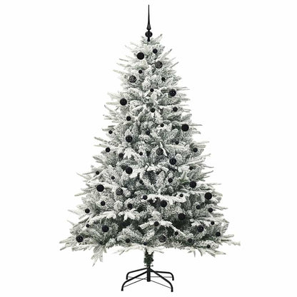 vidaXL Artificial Pre-lit Christmas Tree with Ball Set Green 240 cm - 46582