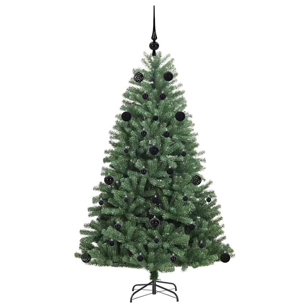 vidaXL Artificial Hinged Christmas Tree Green 150 cm PVC and Metal - 46719