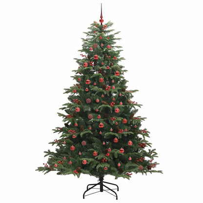 vidaXL Artificial Christmas Tree with 300 LEDs with Stand Green 240 cm - Gre - 157 x 157 x 240 cm