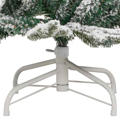 vidaXL Artificial Hinged Christmas Tree White 120 cm PE and PVC - 46865