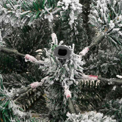 vidaXL Artificial Hinged Christmas Tree White 120 cm PE and PVC - 46911