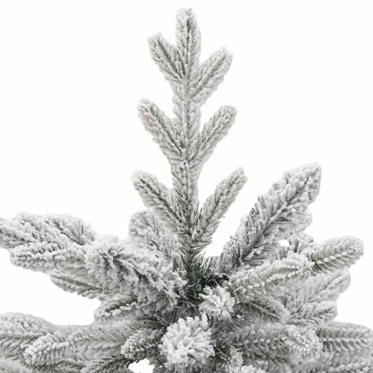 vidaXL Artificial Hinged Christmas Tree White 150 cm PE and PVC - 46915
