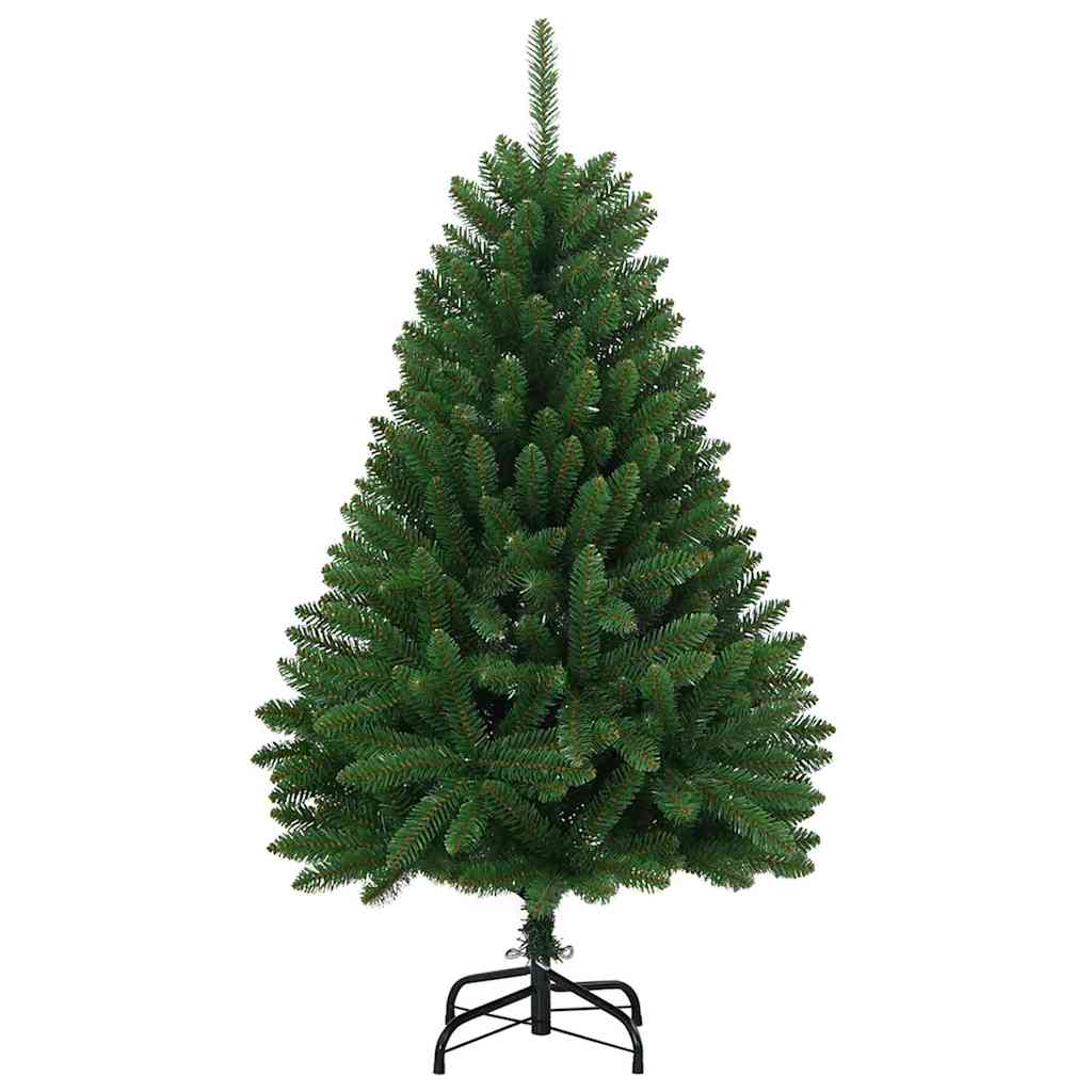 vidaXL Artificial Hinged Christmas Tree Green 120 cm PVC and Steel - 47606