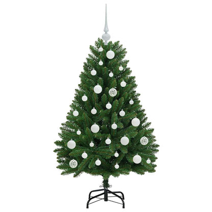 vidaXL Artificial Hinged Christmas Tree Green 120 cm PVC and Steel - 47607