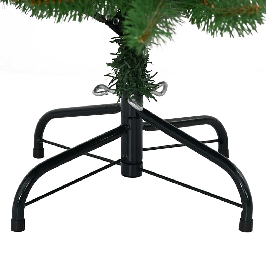 vidaXL Artificial Hinged Christmas Tree Green 120 cm PVC and Steel - 47617