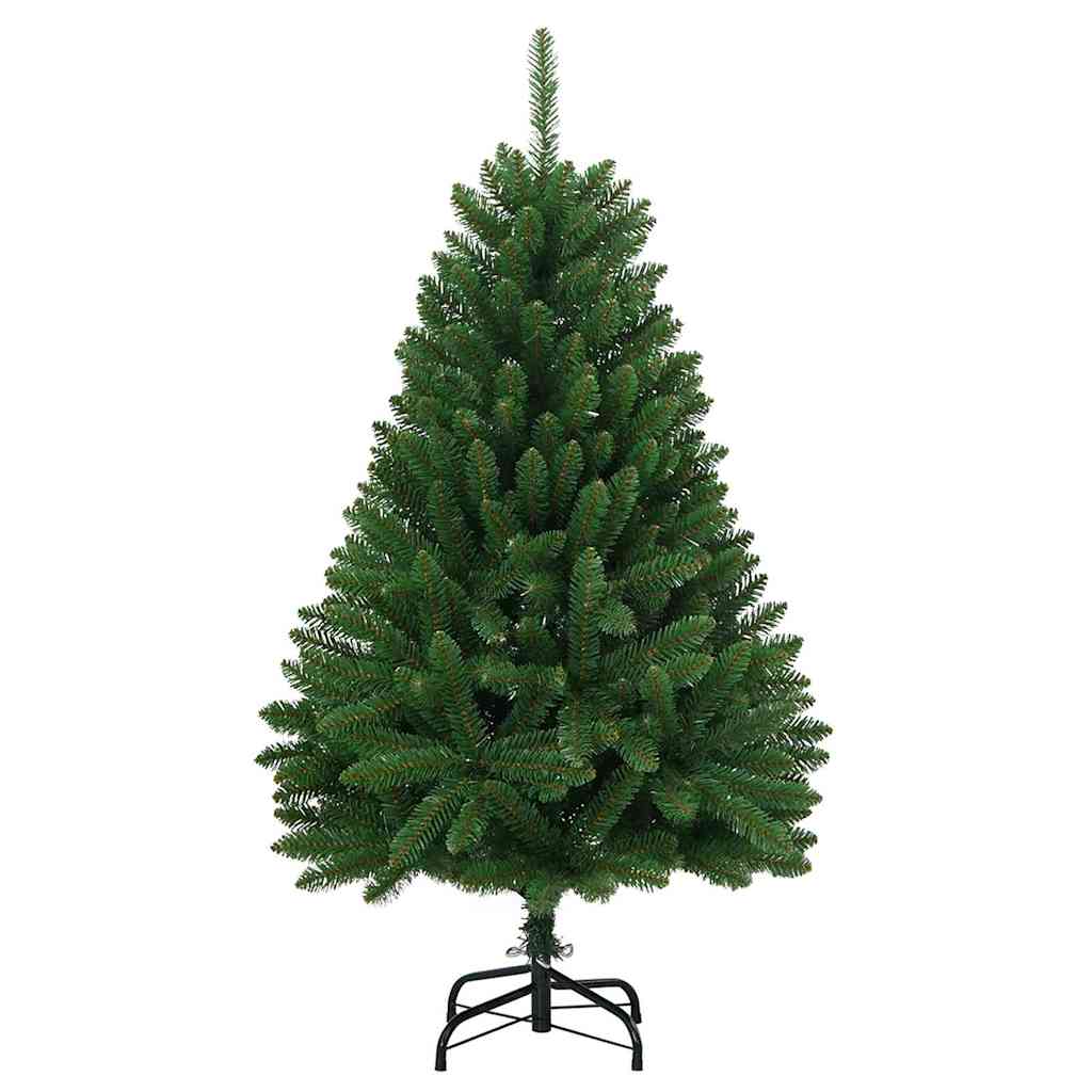 vidaXL Artificial Hinged Christmas Tree Green 120 cm PVC and Steel - 47617