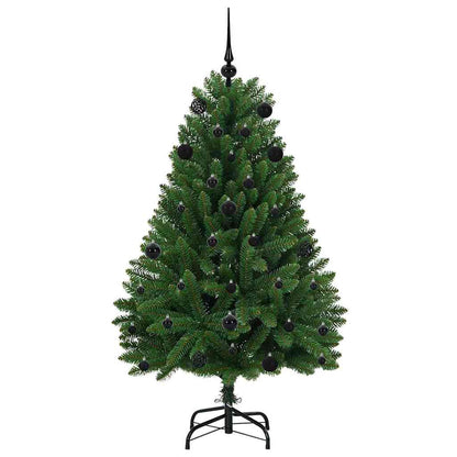 vidaXL Artificial Hinged Christmas Tree Green 150 cm PVC and Steel - 47648