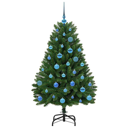 vidaXL Artificial Hinged Christmas Tree Green 150 cm PVC and Steel - 47667