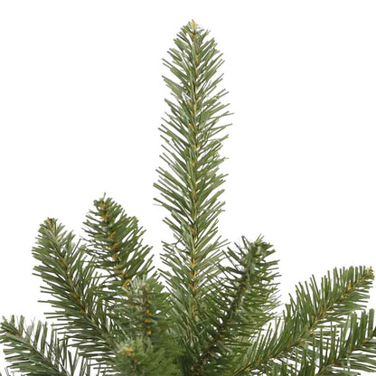 vidaXL Artificial Hinged Christmas Tree Green 180 cm PVC and Steel - 47713