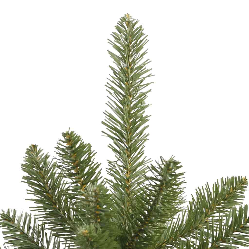 vidaXL Artificial Hinged Christmas Tree Green 240 cm PVC and Steel