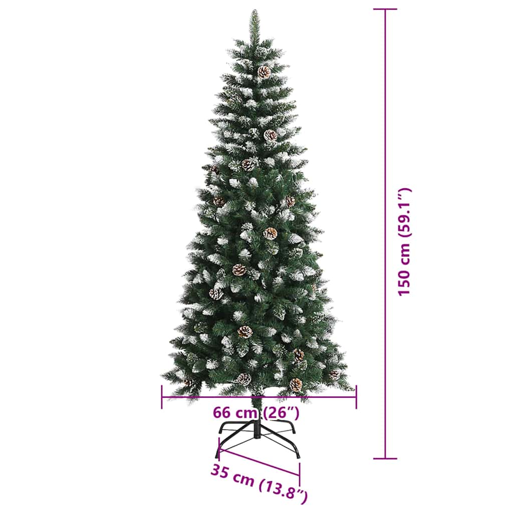 vidaXL Artificial Christmas Tree Green 150 cm - 47084