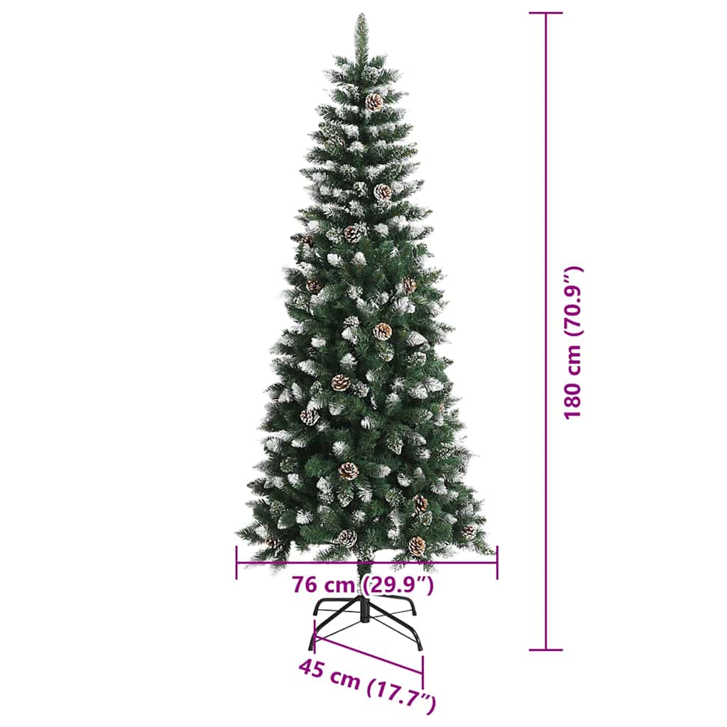 vidaXL Artificial Christmas Tree Green 180 cm - 47146