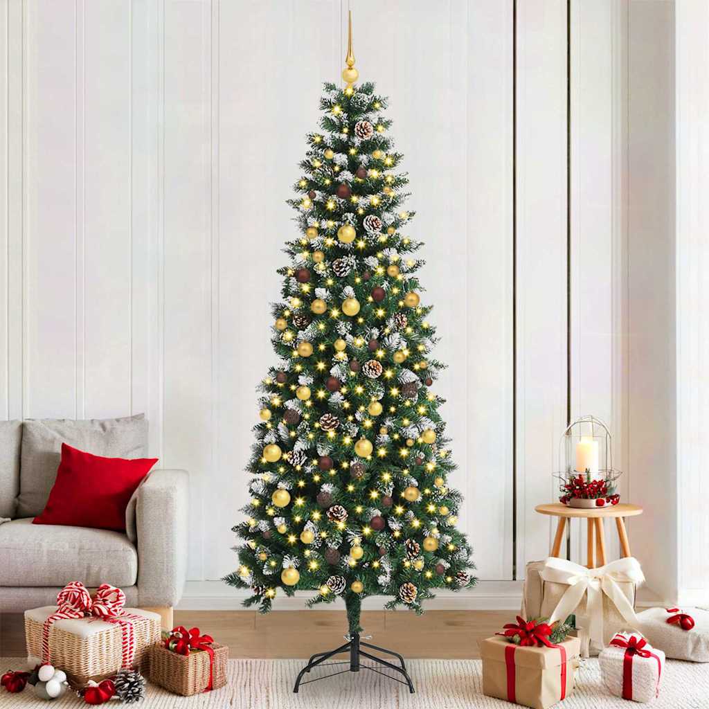 vidaXL Artificial Christmas Tree Green 210 cm