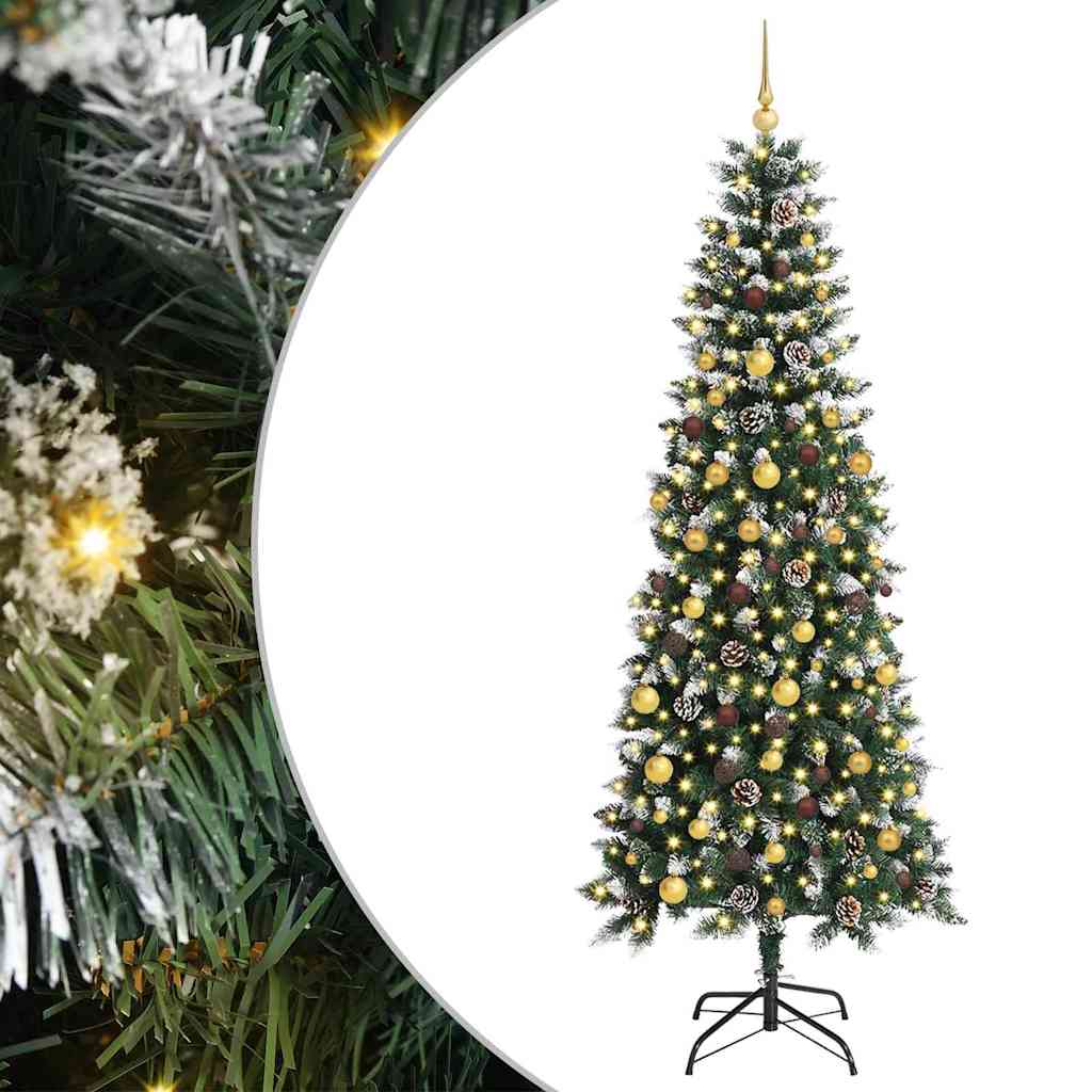 vidaXL Artificial Christmas Tree Green 210 cm