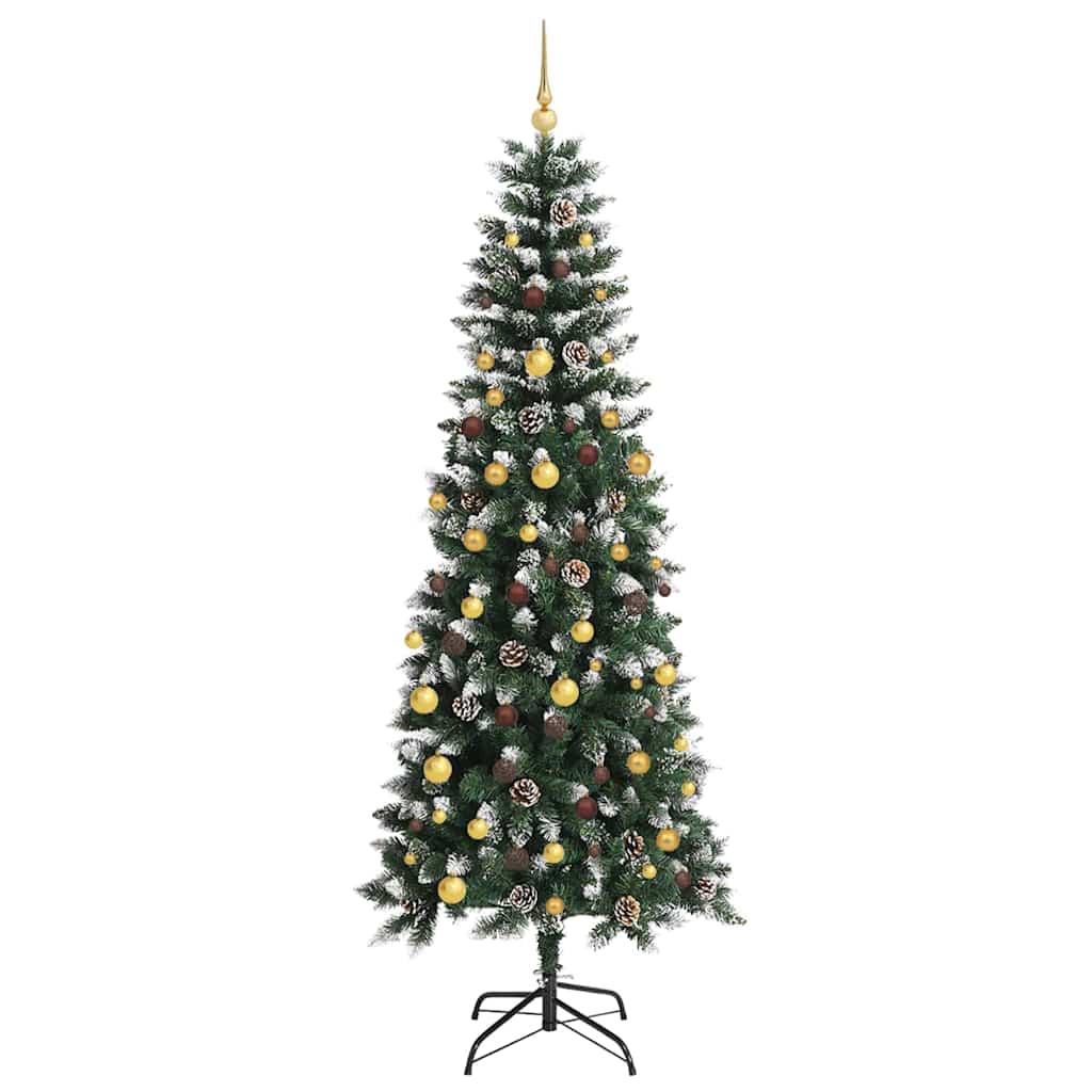 vidaXL Artificial Christmas Tree Green 210 cm