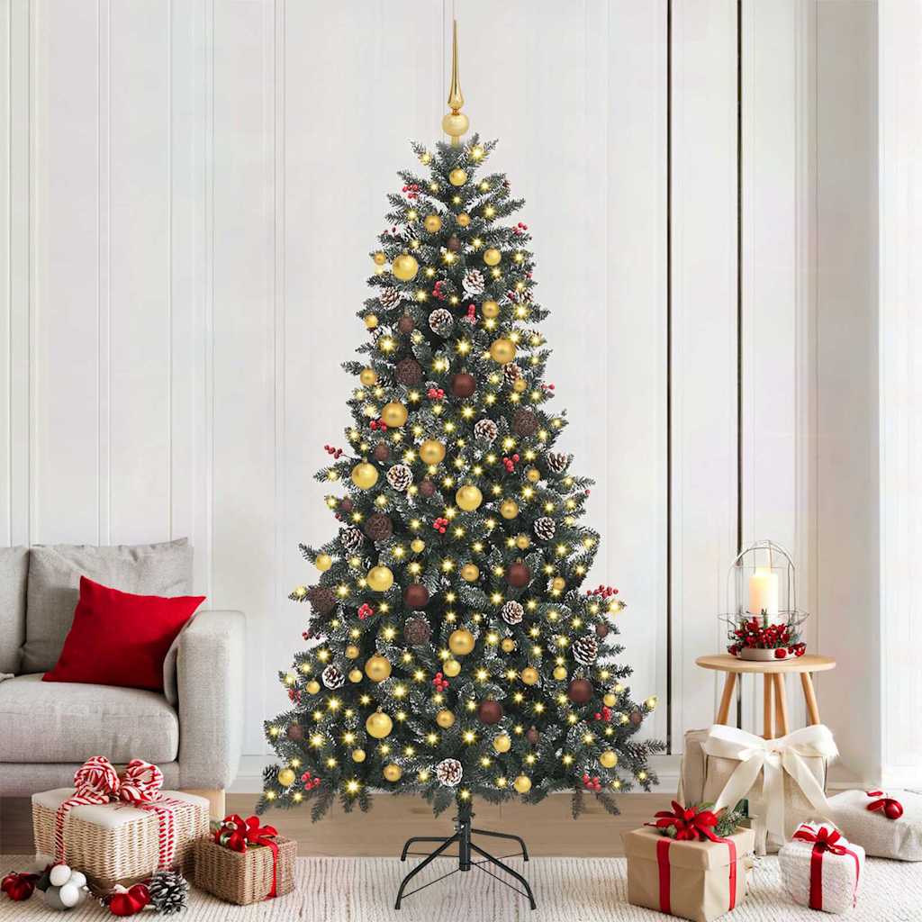 vidaXL Artificial Christmas Tree Green 210 cm - 47349