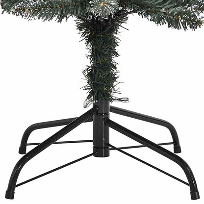 vidaXL Artificial Christmas Tree with 300 LEDs with Stand Green 210 cm - 47362