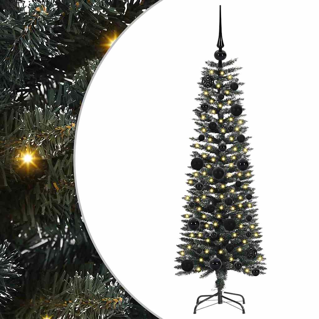 vidaXL Artificial Christmas Tree with 150 LEDs with Stand Green 120 cm - 48071