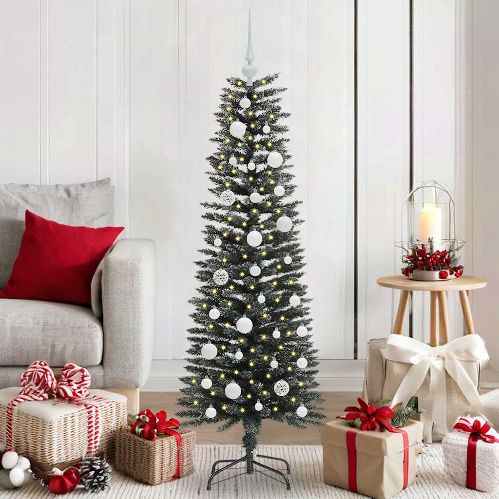 vidaXL Artificial Christmas Tree with 150 LEDs with Stand Green 120 cm - 48084