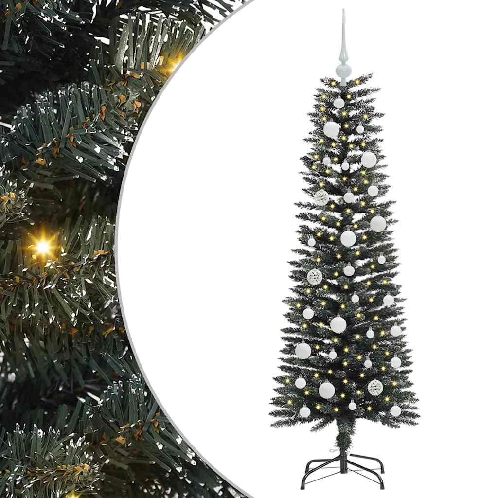 vidaXL Artificial Christmas Tree with 150 LEDs with Stand Green 120 cm - 48084