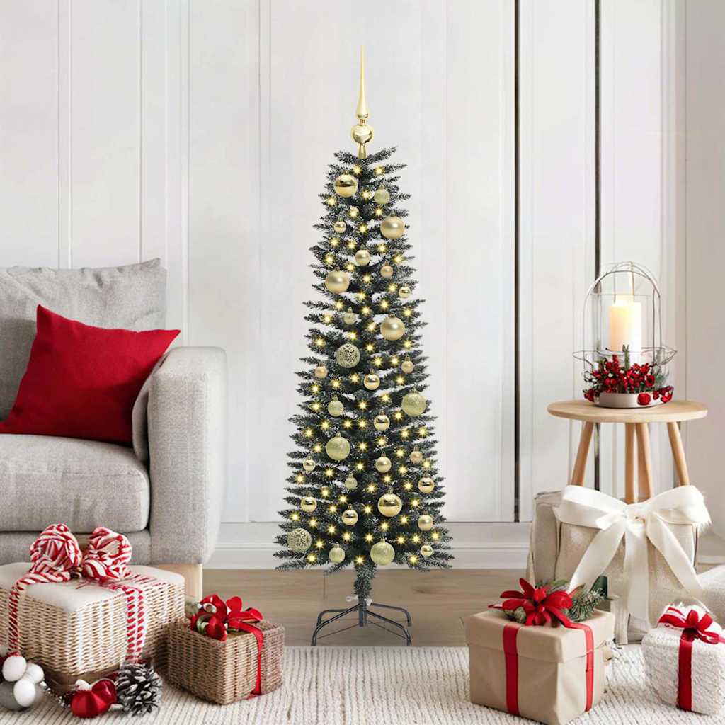 vidaXL Artificial Christmas Tree with 150 LEDs with Stand Green 120 cm - 48085