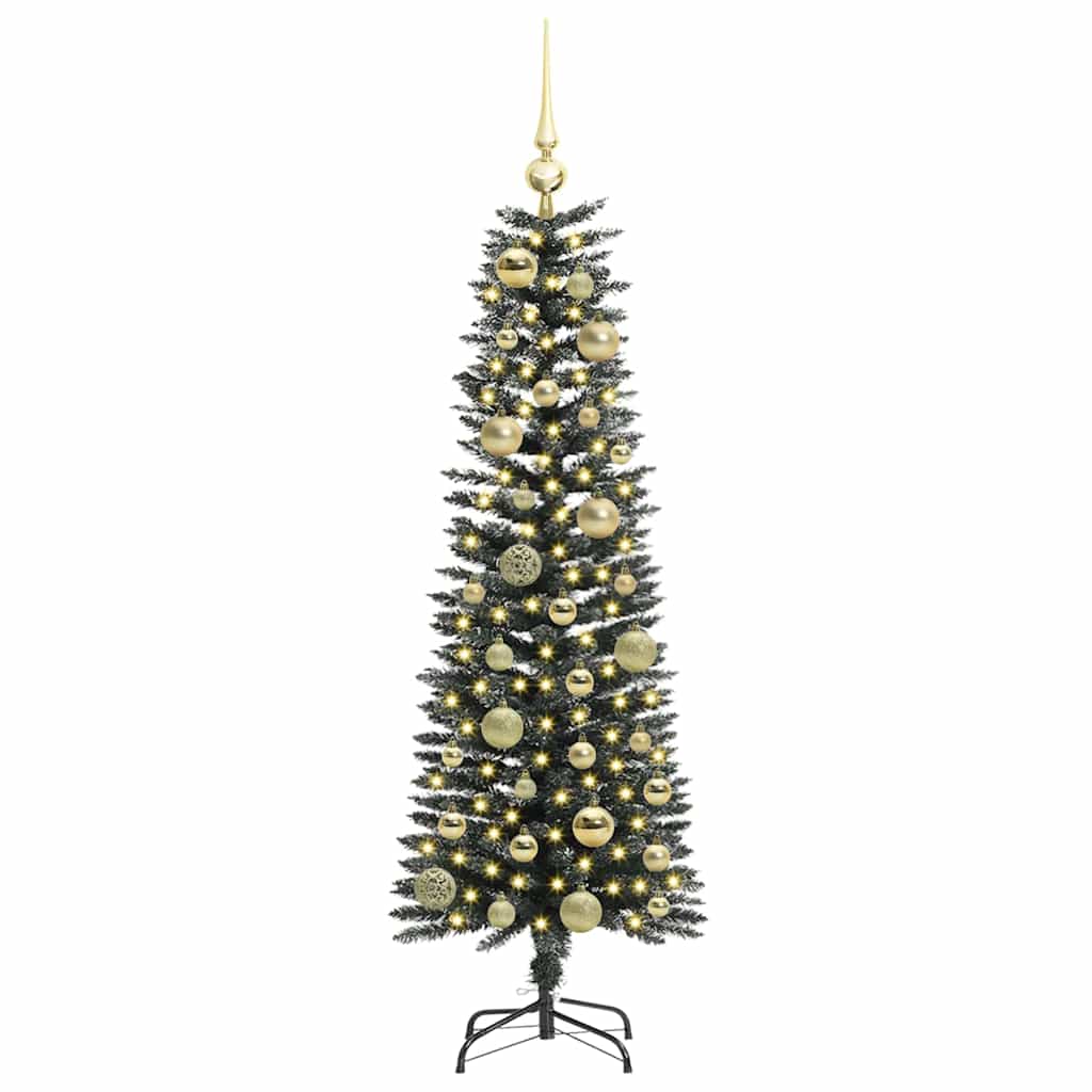 vidaXL Artificial Christmas Tree with 150 LEDs with Stand Green 120 cm - 48085