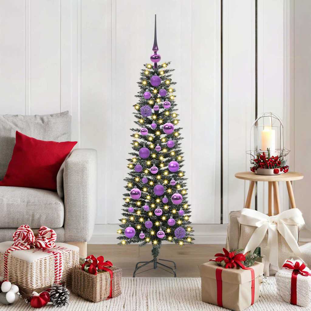 vidaXL Artificial Christmas Tree with 150 LEDs with Stand Green 120 cm - 48095