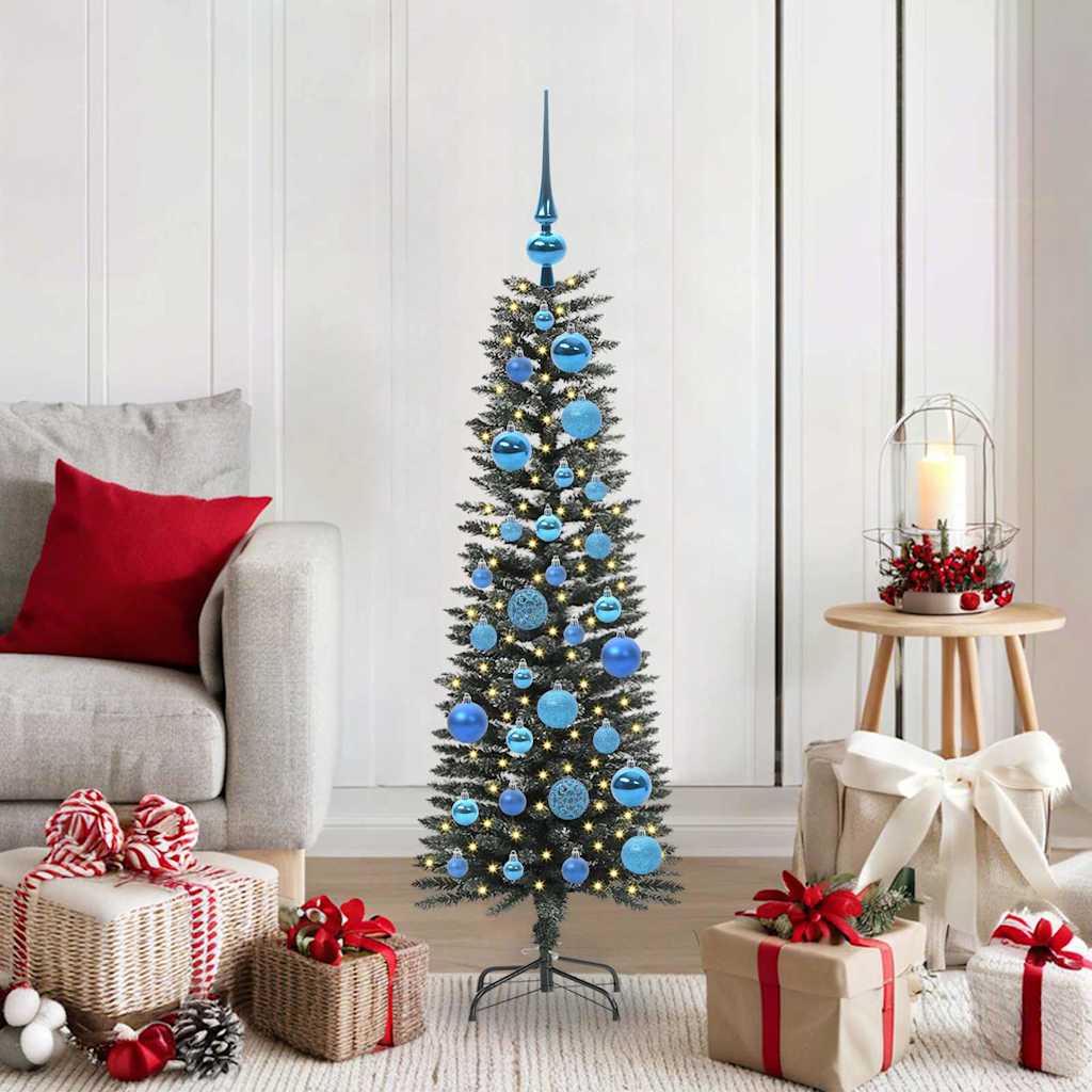 vidaXL Artificial Christmas Tree with 150 LEDs with Stand Green 120 cm - 48096