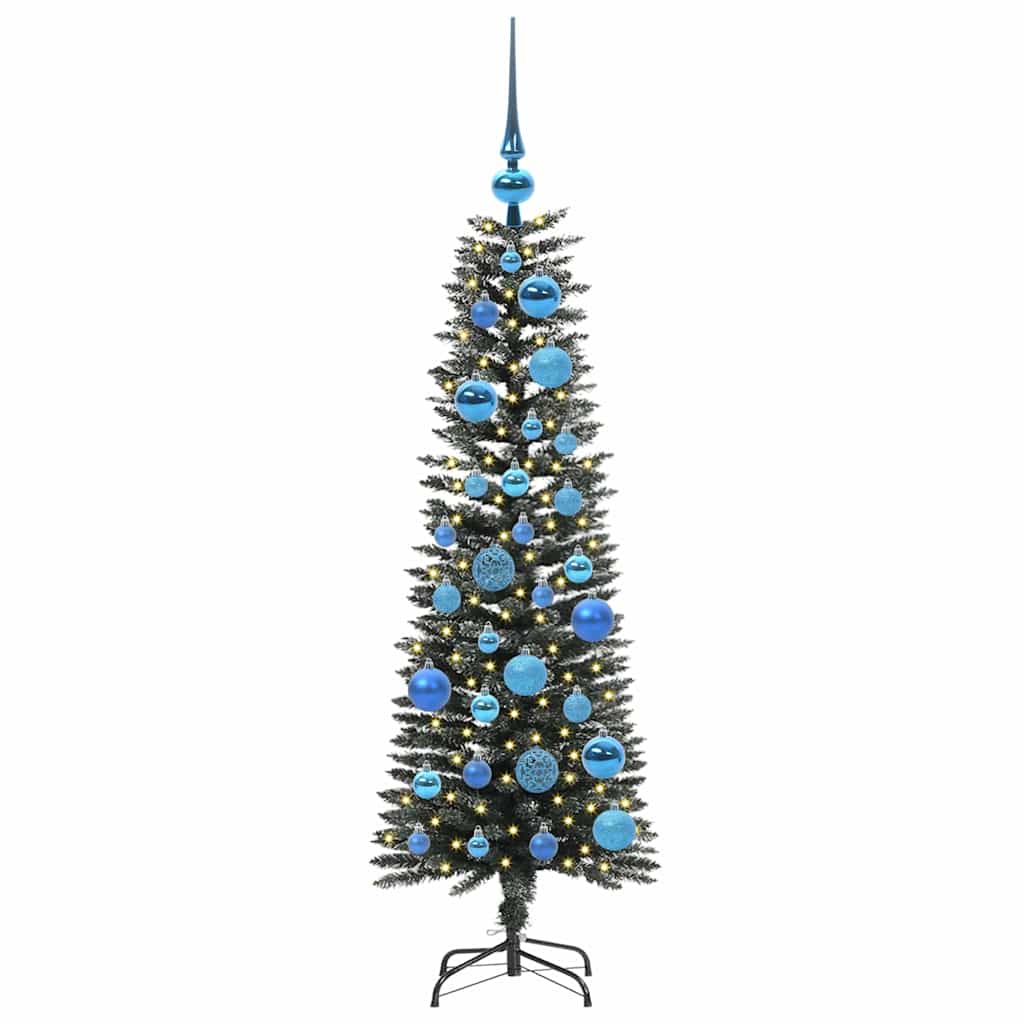 vidaXL Artificial Christmas Tree with 150 LEDs with Stand Green 120 cm - 48096