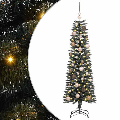 vidaXL Artificial Christmas Tree with 150 LEDs with Stand Green 150 cm