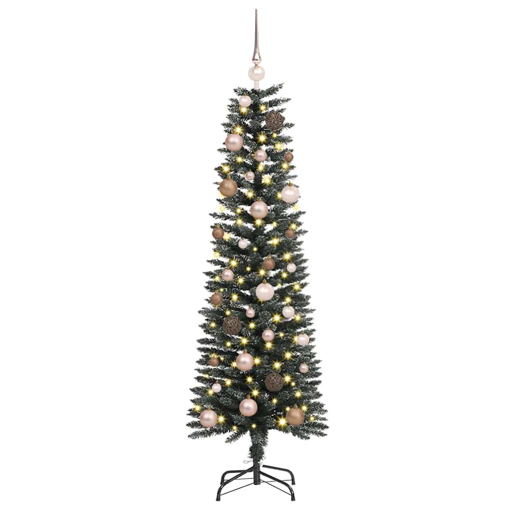 vidaXL Artificial Christmas Tree with 150 LEDs with Stand Green 150 cm