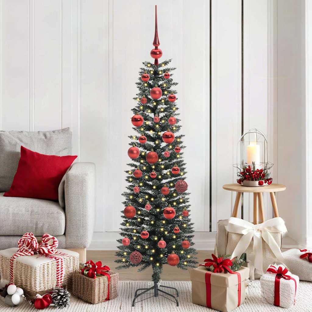 vidaXL Artificial Christmas Tree with 150 LEDs with Stand Green 150 cm - 48101