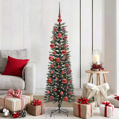 vidaXL Artificial Christmas Tree with 150 LEDs with Stand Green 150 cm - 48101