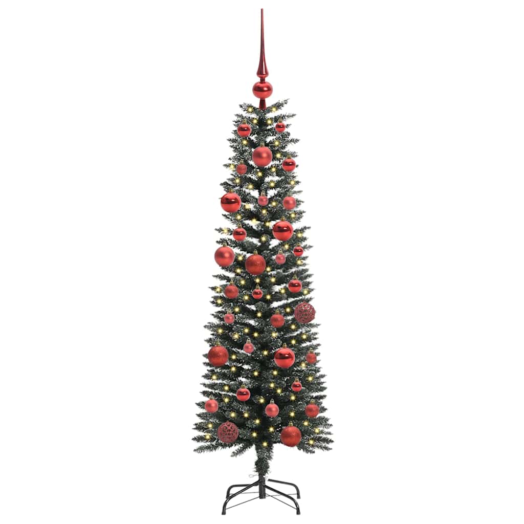 vidaXL Artificial Christmas Tree with 150 LEDs with Stand Green 150 cm - 48101