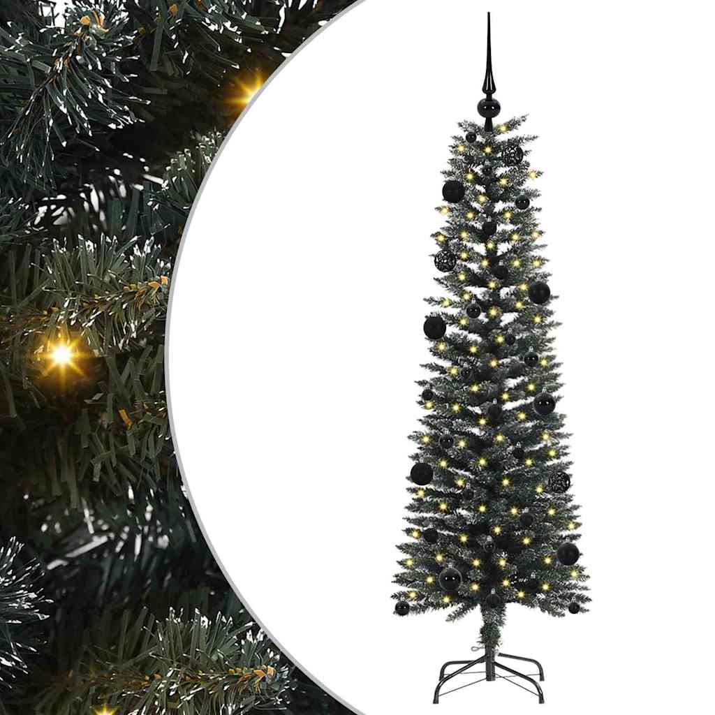 vidaXL Artificial Christmas Tree with 150 LEDs with Stand Green 150 cm - 48102