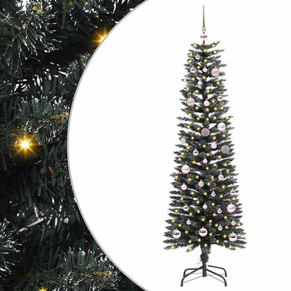 vidaXL Artificial Christmas Tree with 150 LEDs with Stand Green 150 cm - 48106