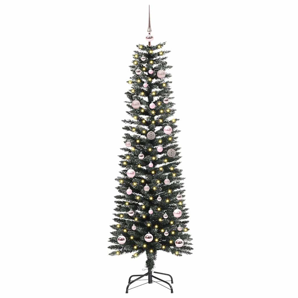 vidaXL Artificial Christmas Tree with 150 LEDs with Stand Green 150 cm - 48106