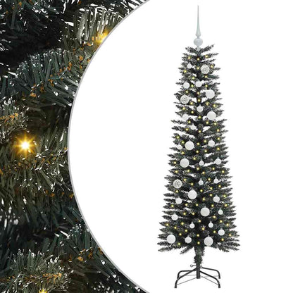 vidaXL Artificial Christmas Tree with 150 LEDs with Stand Green 150 cm - 48119
