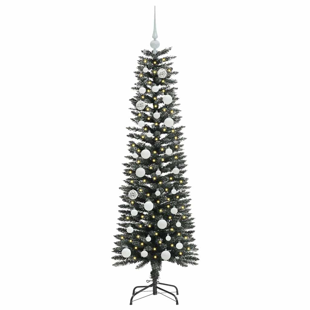 vidaXL Artificial Christmas Tree with 150 LEDs with Stand Green 150 cm - 48119