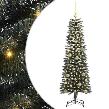 vidaXL Artificial Christmas Tree with 150 LEDs with Stand Green 150 cm - 48121