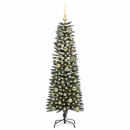 vidaXL Artificial Christmas Tree with 150 LEDs with Stand Green 150 cm - 48121
